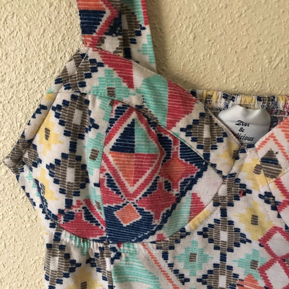 Tribal print crop top - Picture 2 of 4